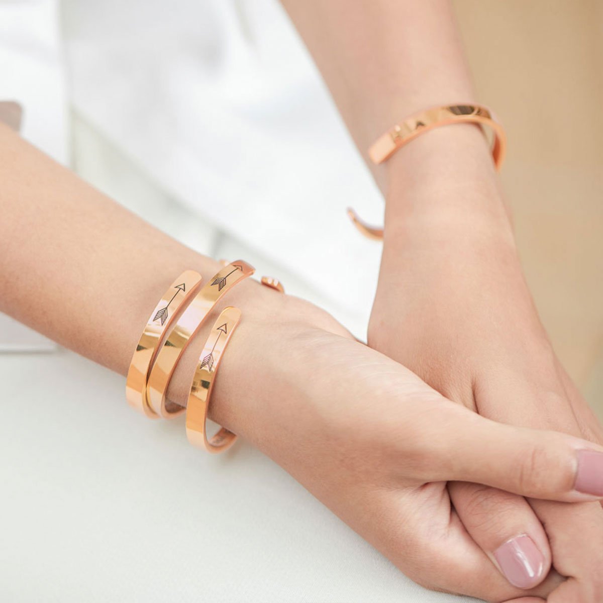 Believe in You Like I Do Cuff Bracelet