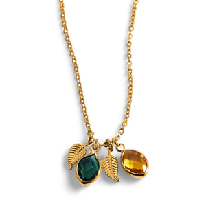 Family Birthstone Cluster Necklace