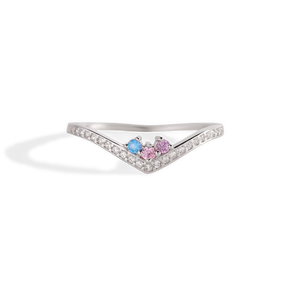 Personalized Venus Birthstone Ring