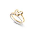 Self Love Layered Heart Ring