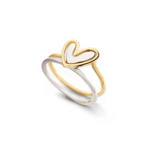 Self Love Layered Heart Ring