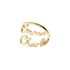 Double Name Ring