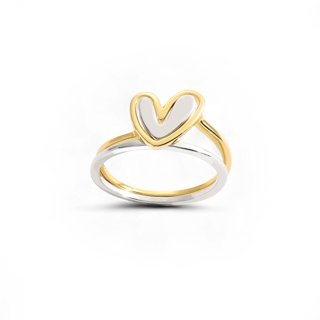 Self Love Layered Heart Ring