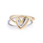 Self Love Layered Heart Ring