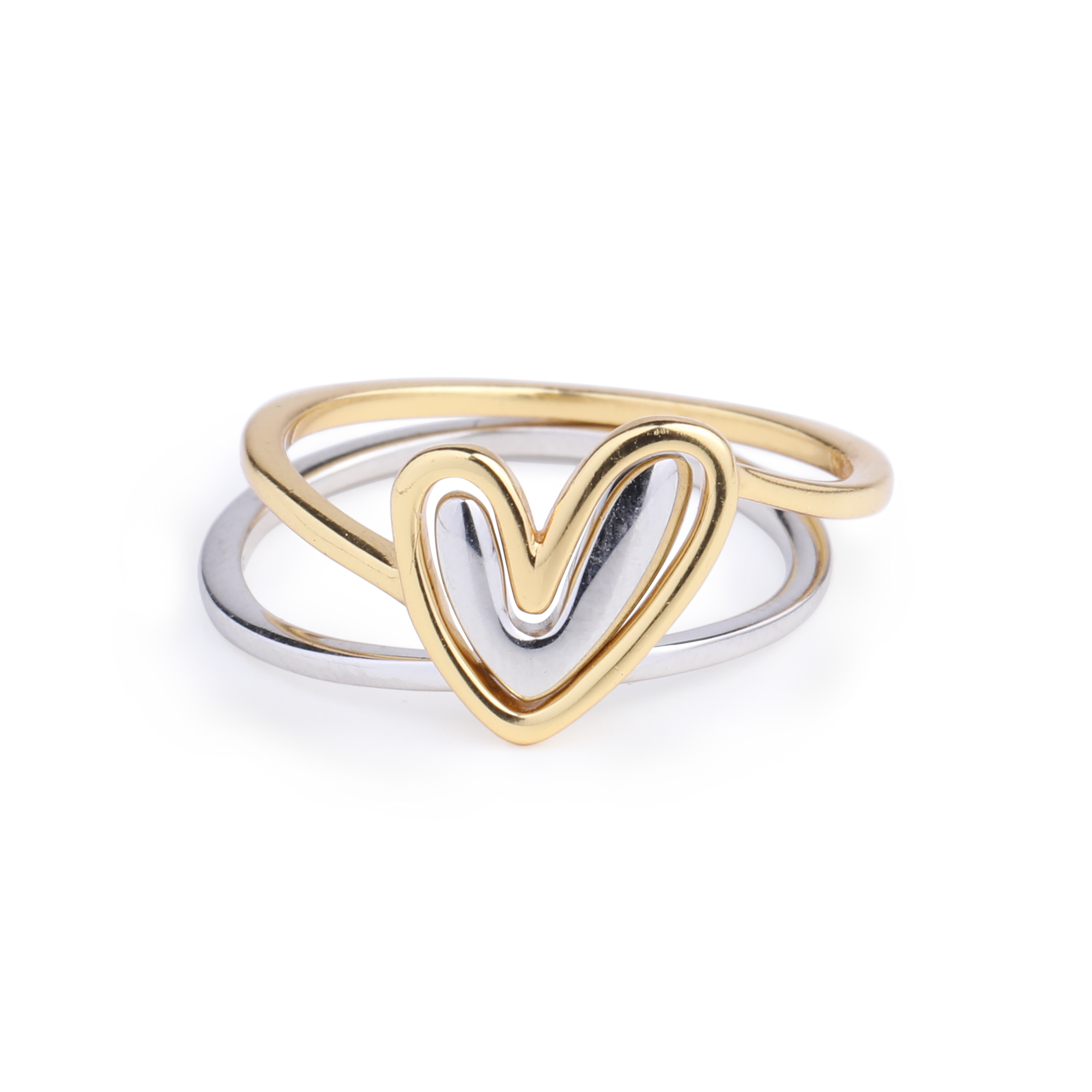 Self Love Layered Heart Ring