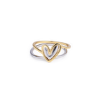 Self Love Layered Heart Ring