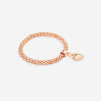Solid Hearts Metal Bracelet
