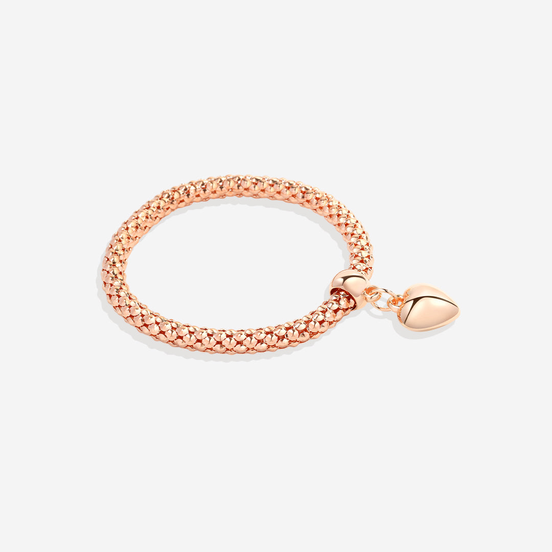 Solid Hearts Metal Bracelet