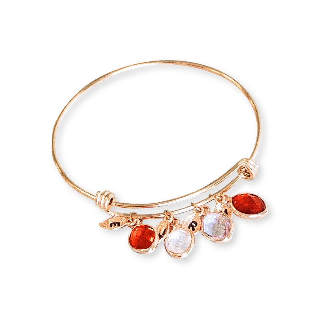 Birthstone Family Charm Bracelet
