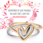 Self Love Layered Heart Ring