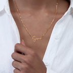 Monroe Name Necklace