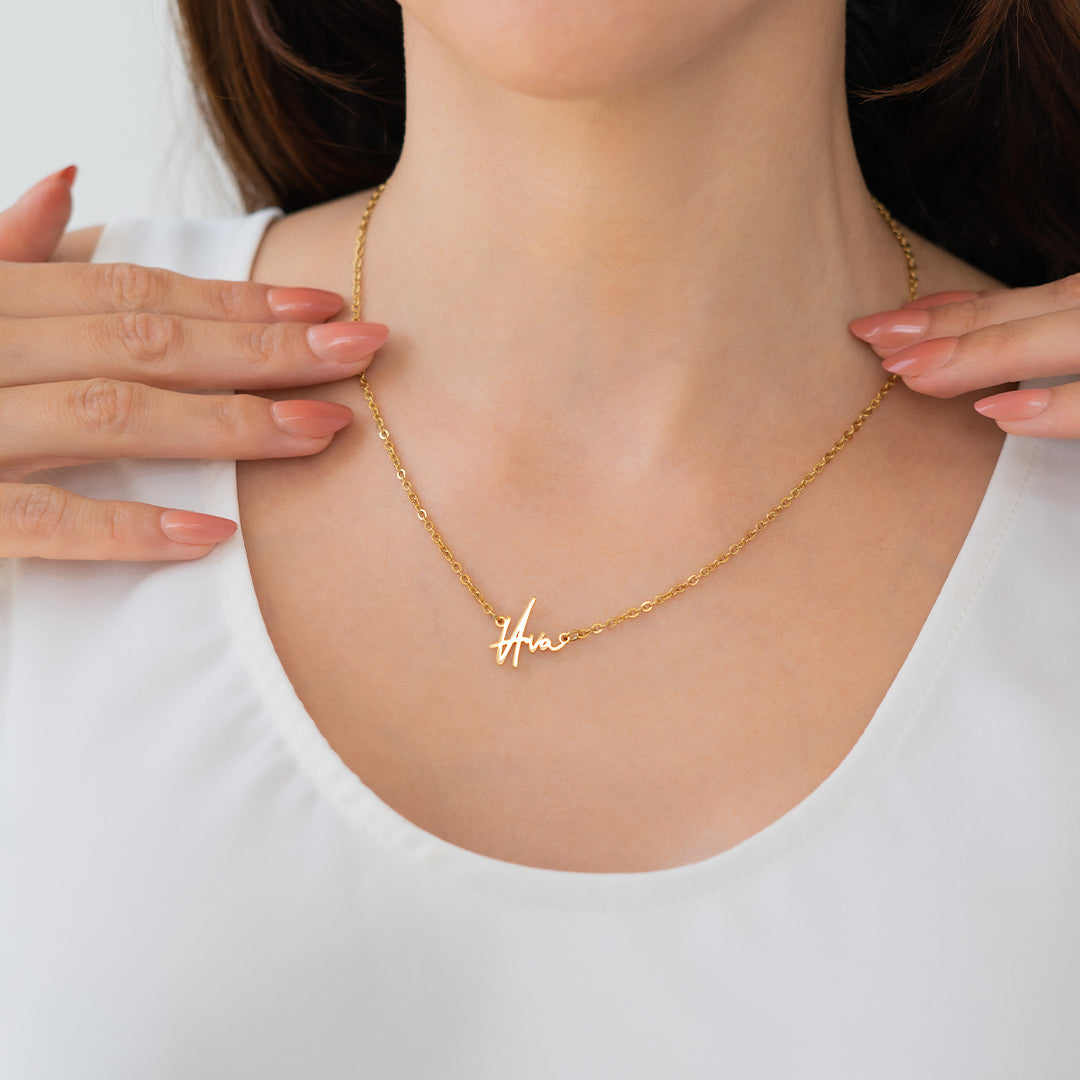 Monroe Name Necklace