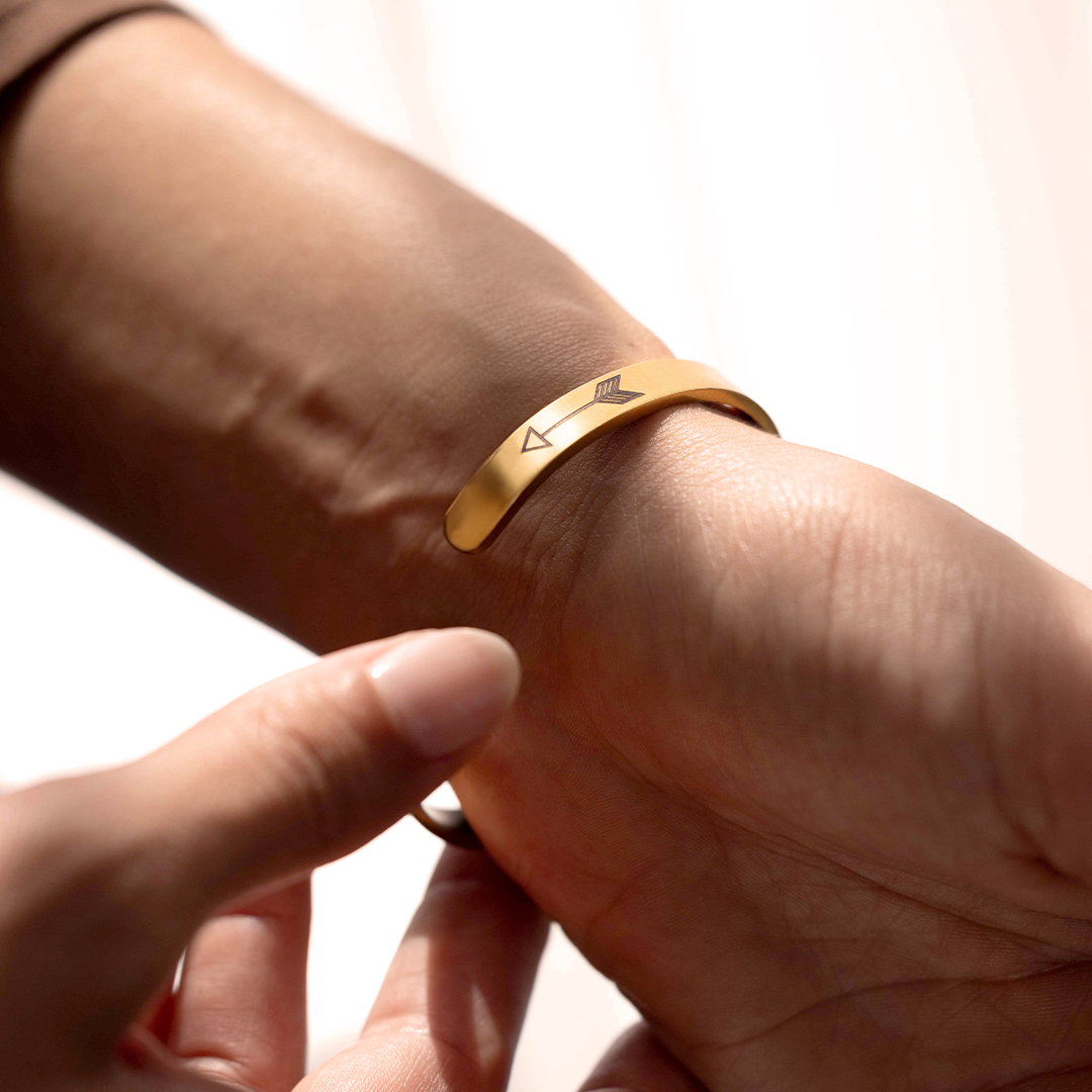 Believe in You Like I Do Cuff Bracelet